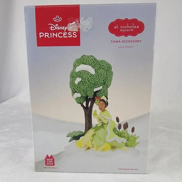 Disney Princess Tiana St Nicholas Square Holiday Village Accessory 44DYDV13403 - Picture 2 of 6